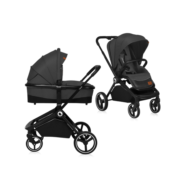 Универсальная коляска 2 в 1 Lionelo MIKA 2IN1 GREY GRAPHITE - изображение 2