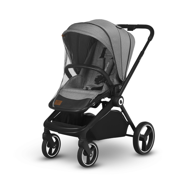 Універсальна коляска 3 в 1 Lionelo MIKA 3IN1 GREY STONE - зображення 4