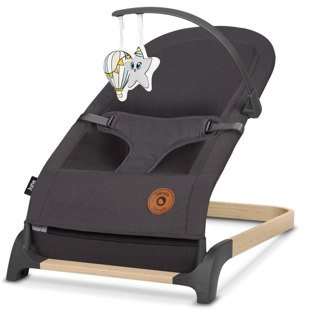 Детский шезлонг Lionelo JUNE GREY STONE - изображение 3