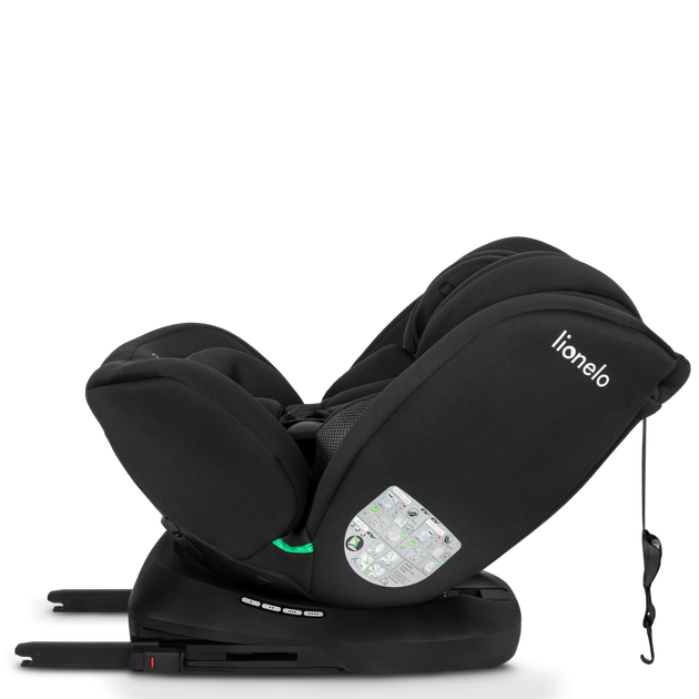 Дитяче автокрісло Lionelo BASTIAAN I-SIZE BLACK CARBON - зображення 4
