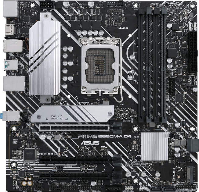 Płyta główna Asus PRIME B660M-A D4-CSM (s1700, Intel B660, PCI-Ex16) - obraz 1