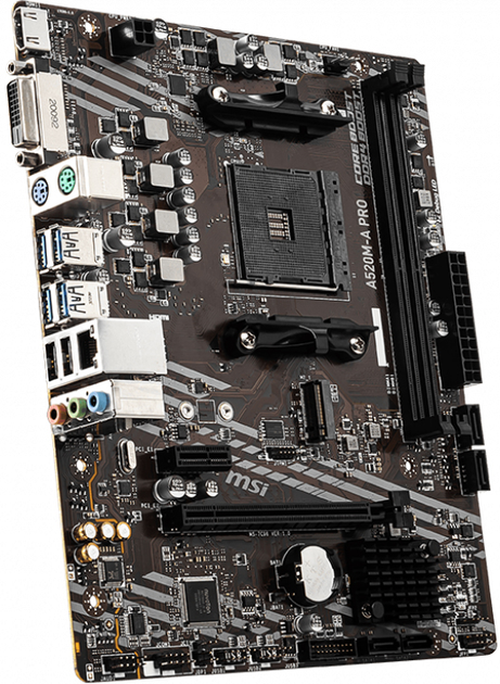 Płyta główna MSI A520M-A Pro (sAM4, AMD A520, PCI-Ex16) - obraz 3