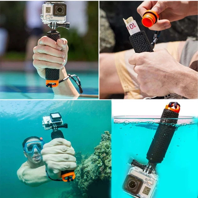 Поплавець-ручка з схованкою GoPro POV DIVE Buoy Floating Bobber Pole для GoPro 5 6 7 8 Xiaomi Yi 4k Sjcam Eken - Фото 5 Поплавець-ручка з схованкою GoPro POV DIVE Buoy Floating Bobber Pole для GoPro 5 6 7 8 Xiaomi Yi 4k Sjcam Eken - зображення 5