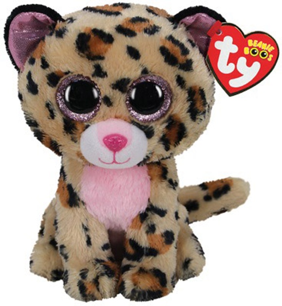 Zabawka miękka Ty Beanie Boo's Lampart Livvie 15 cm (008421363674) - obraz 1