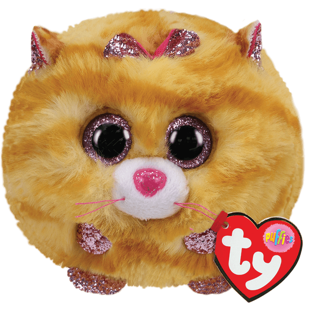 М'яка іграшка TY Tabitha Puffies Жовте кошеня Tabitha 10 см (8421425075) - зображення 1