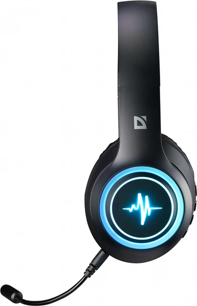 Słuchawki Defender FreeMotion B571 Black LED Bluetooth (4745090822472) - obraz 3