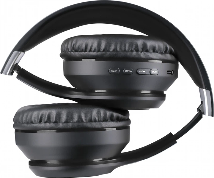 Słuchawki Defender FreeMotion B571 Black LED Bluetooth (4745090822472) - obraz 5