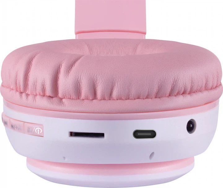 Навушники Defender FreeMotion B585 Pink LED Bluetooth (4745090820041) - зображення 8