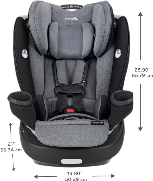 Автокресло Evenflo Revolve 360 LX Amherst Gray (32884201983) - изображение 11