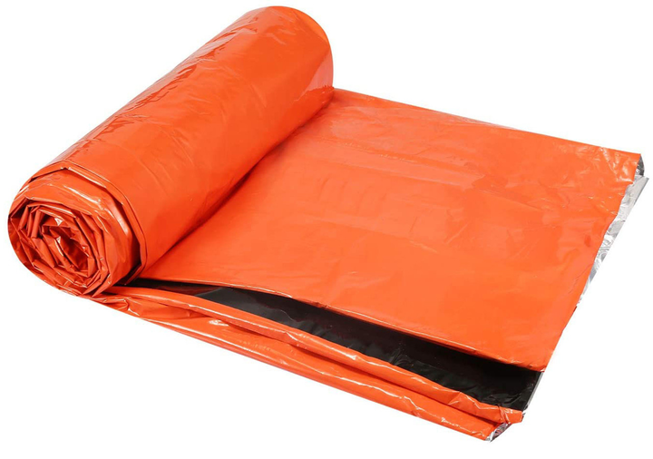 Спасательный спальный термомешок 213х90 см Оранжевый (vol-779) - изображение 1