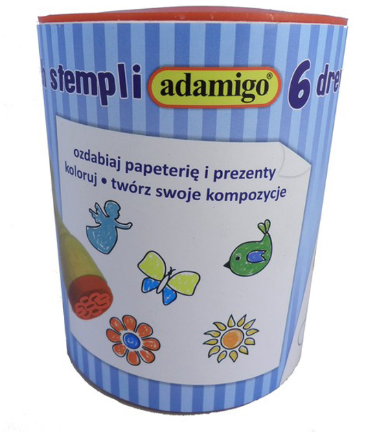 Декоративні штампи Adamigo 6 шт (5902410006953) - зображення 1