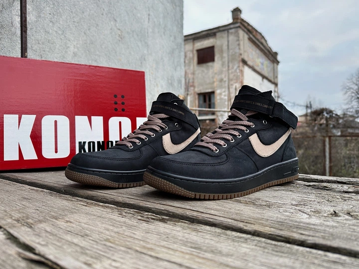 Мужские зимние кожаные ботинки Konors 7018/049-18 с овчиной 43 28.5 см Черные (11310278) - Фото 2 Мужские зимние кожаные ботинки Konors 7018/049-18 с овчиной 43 28.5 см Черные (11310278) - изображение 2