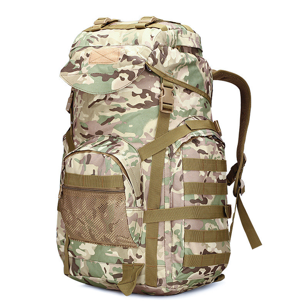 Рюкзак тактичний AOKALI Outdoor A51 50L Camouflage CP - зображення 1