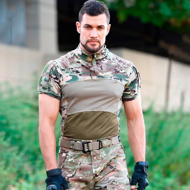 Тактична футболка Han-Wild HW021 Camouflage CP 2XL - зображення 2