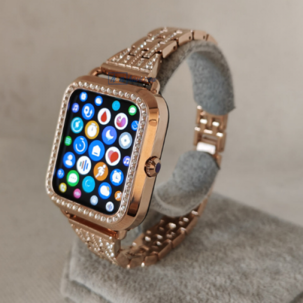 Смарт-годинник Smart Watch DTX - Pro MAX голосовий помічник тонометр дисплей 1.59 дюйма два ремінці золотий (DTX 0174387) - зображення 8
