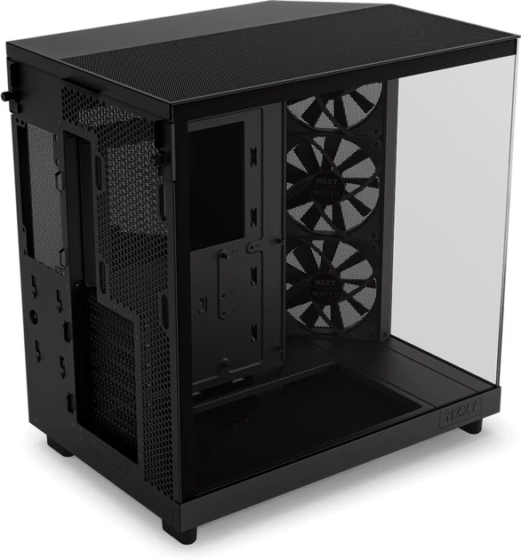 Obudowa NZXT H6 Flow All Black (CC-H61FB-01) - Zdjęcie 4 Obudowa NZXT H6 Flow All Black (CC-H61FB-01) - obraz 4