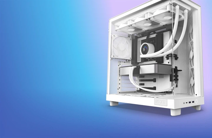 Корпус NZXT H6 Flow All White (CC-H61FW-01) – фото, отзывы