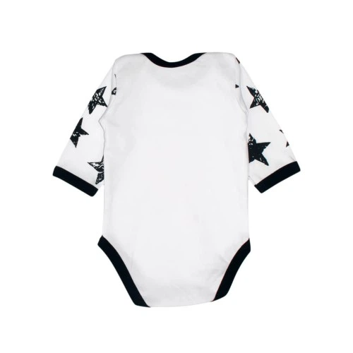 Бодик белый с белыми рукавами Stars только рукава MISHKA 1428 Размер 62 - Фото 2 Бодик белый с белыми рукавами Stars только рукава MISHKA 1428 Размер 62 - изображение 2