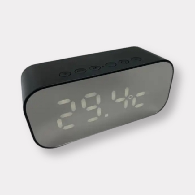 Настольные часы, портативная колонка AFK BT518 Bluetooth, с будильником ...