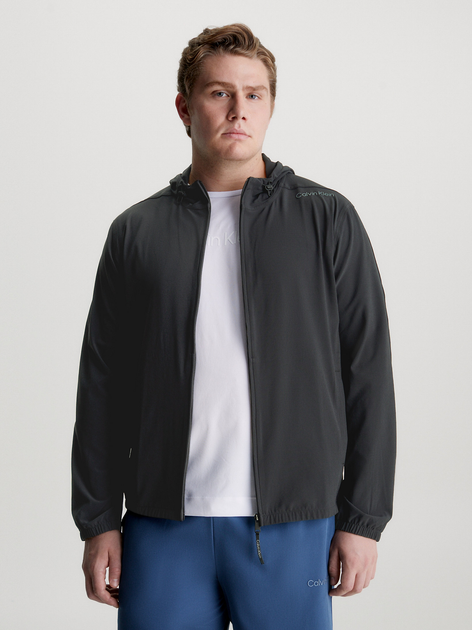 Kurtka wiatrówka męska Calvin Klein 00GMS3O502-BAE L Czarna (8720107264083) - obraz 3