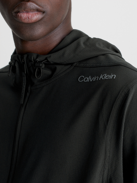 Вітровка чоловіча Calvin Klein 00GMS3O502-BAE M Чорна (8720107264076) - зображення 4