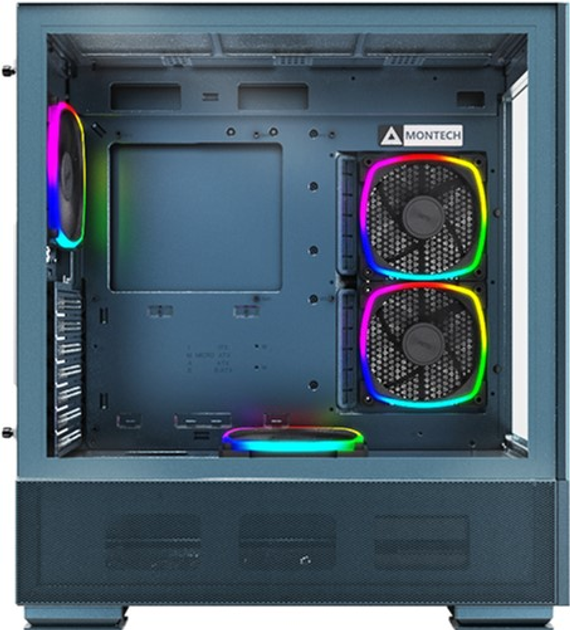 Корпус Montech Sky Two Blue - зображення 3