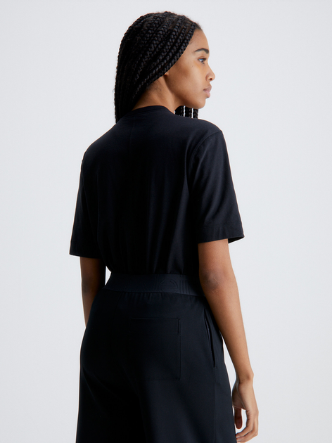 Koszulka damska bawełniana Calvin Klein 00GWS3K104-BAE M Czarna (8720107267084) - obraz 2