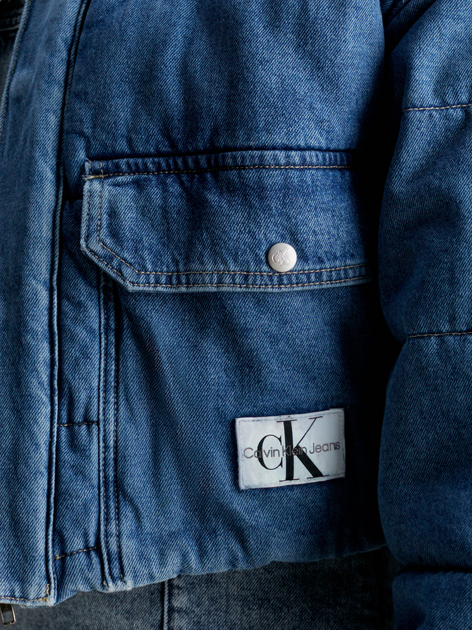 Куртка демісезонна жіноча Calvin Klein J20J221256-1A4 L Синя (8720108083225) - зображення 4