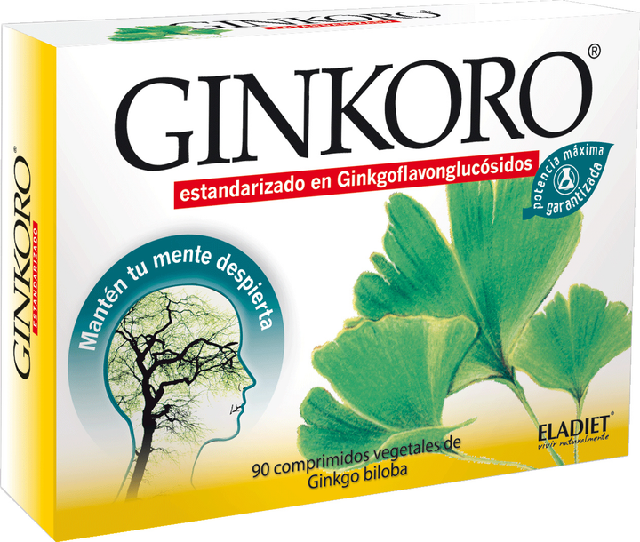 Suplement diety Eladiet Ginkoro 90 tabletek (8420101050582) - obraz 1