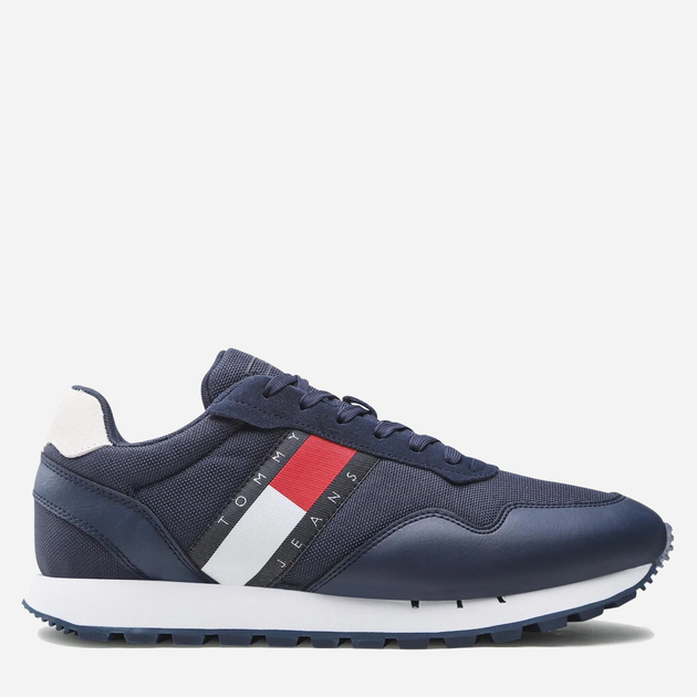 Buty sportowe na platformie do kostki męskie Tommy Hilfiger EM0EM01081-C87-BDS 41 Granatowe (8720641613156) - obraz 1