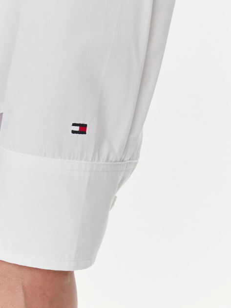 Сорочка жіноча Tommy Hilfiger WW0WW39401-YCF 32 Біла (8720644302743) - зображення 5
