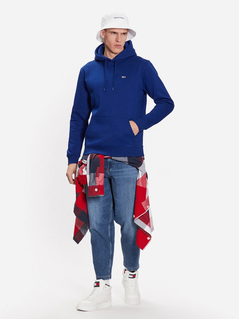 Bluza męska z kapturem Tommy Jeans DM0DM09593-C9B M Granatowa (8720644499177) - obraz 3