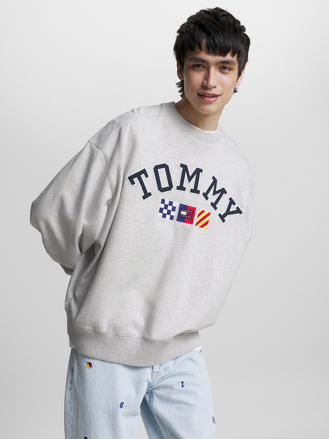 Світшот чоловічий Tommy Jeans DM0DM16816 M Сірий (8720644537459) - зображення 1