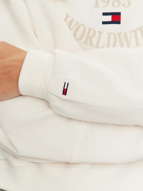 Світшот жіночий Tommy Jeans DW0DW16137-YBH M Білий (8720644500149) - зображення 5