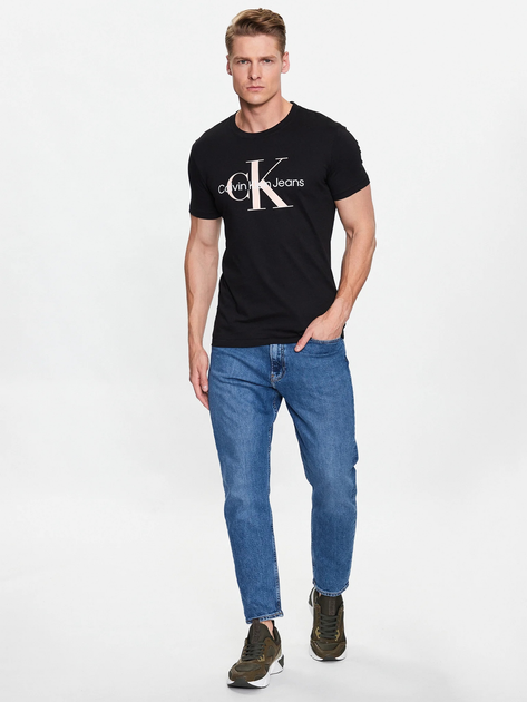 Koszulka męska Calvin Klein Jeans J320806-BEH 2XL Czarna (8720108092159) - obraz 3