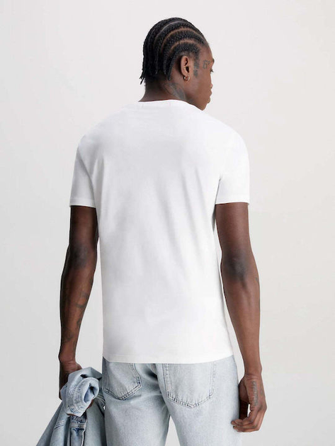 Koszulka męska Calvin Klein Jeans J322511 L Biała (8720108054928) - obraz 2
