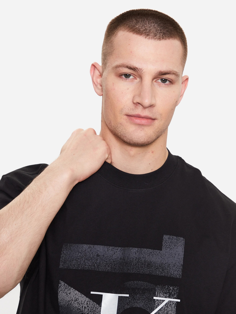 Koszulka męska Calvin Klein Jeans J324207-BEH M Czarna (8720108072892) - obraz 4