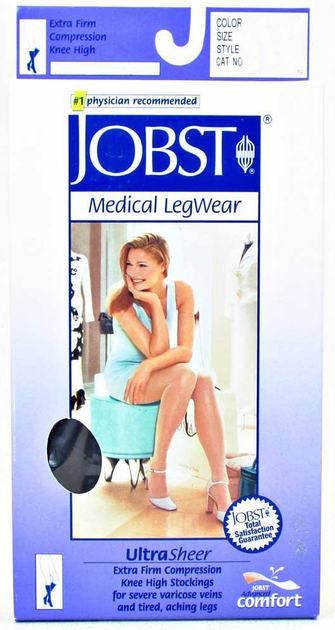 Pończochy uciskowe Bsn Medical Jobst Panty Medias Corta Compression Normal Colour Beige Talla 4 (8470001642936) - obraz 1