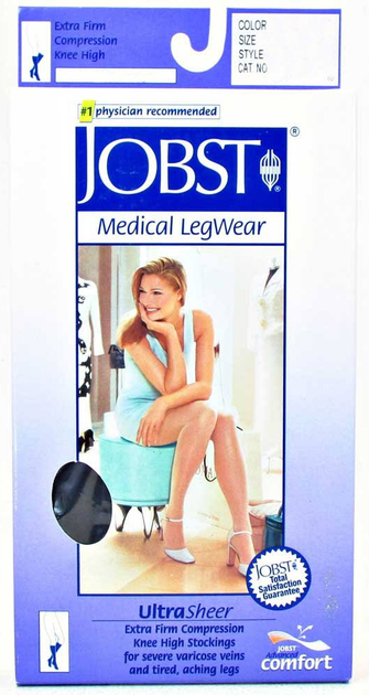 Pończochy uciskowe Bsn Medical Jobst Medias Largas Blonda Compression Normal Colour Beige Talla 2 (8470002537507) - obraz 1