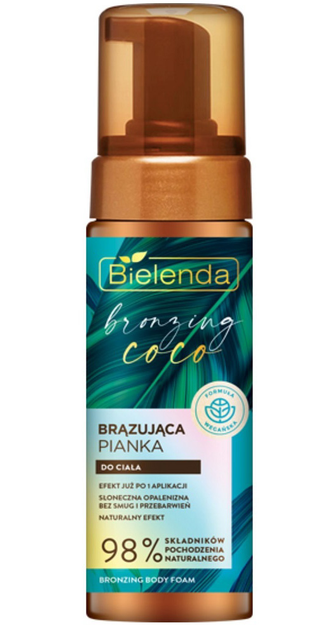 Пінка для тіла Bielenda Bronzing Coco бронзувальна 150 мл (5902169048556) - зображення 1