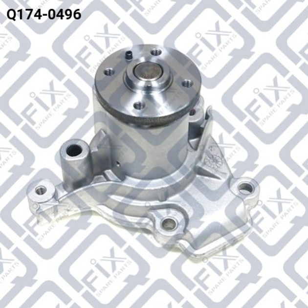 Водяний насос Q-fix Q174-0496 Hyundai Coupe, Lantra, Tucson, Matrix, Elantra, I30; KIA Cerato, Sportage, Ceed, Carens, Pro Ceed 2521227400, 2510023022, 2510023530 - зображення 1