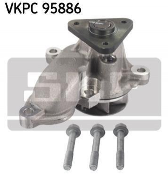 Водяной насос SKF VKPC95886 Hyundai IX20, I20, Elantra, I40, Accent, I30, Getz, Tucson; KIA Pro Ceed, Cerato, Ceed, Soul, Rio, Carens, Optima 1140308506K, 251002A200, 251002A201 - изображение 1