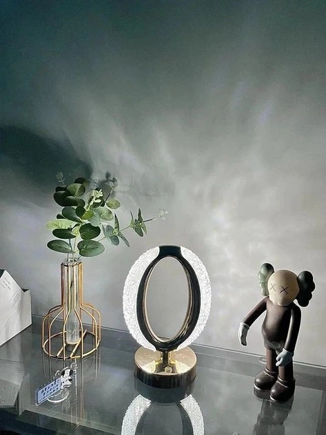 Лампа-ночник с кристаллами Creatice Table Lamp 16 с сенсорным переключателем - изображение 6