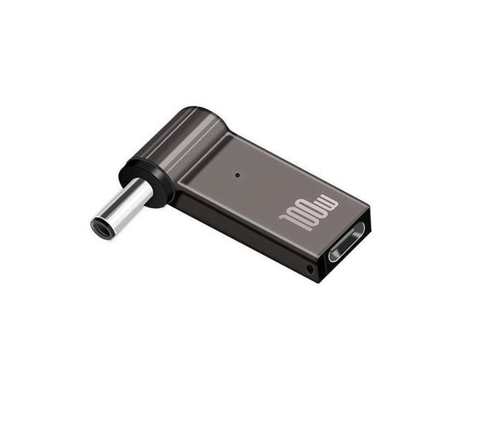 Переходник для зарядки ноутбука от повербанка 4.5x3.0 For HP , 100 Вт ...