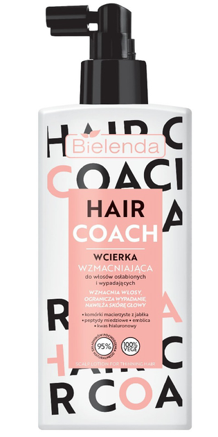 Wcierka do włosów osłabionych i wypadających Bielenda Hair Coach wzmacniająca 150 ml (5902169051518) - obraz 1