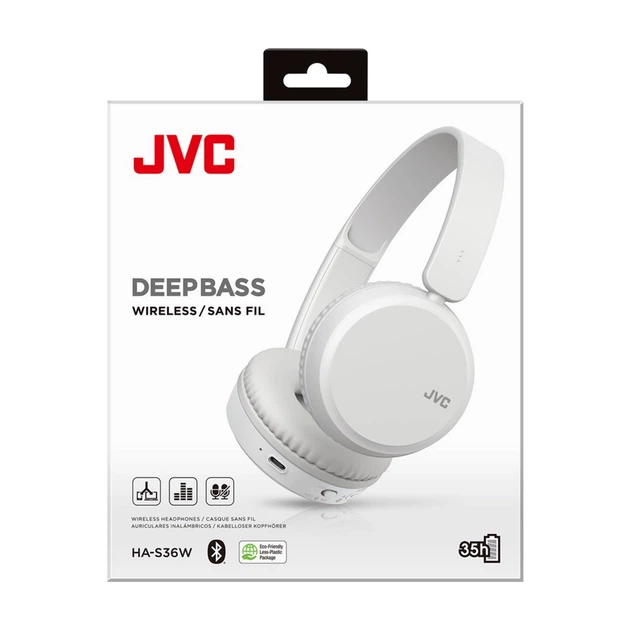 Навушники JVC HA-S36W White (HA-S36W-W-U) - Фото 6 Навушники JVC HA-S36W White (HA-S36W-W-U) - зображення 6