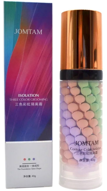 Трехцветная база под макияж Jomtam Isolation Three Color Grooming 40 г ...
