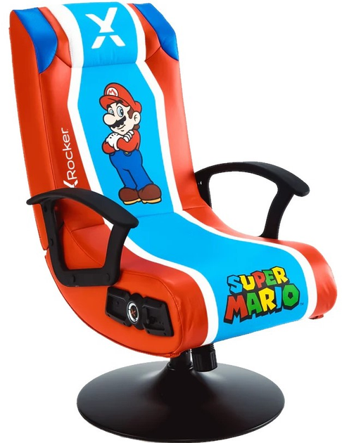 Крісло для геймерів X Rocker Nintendo Mario Joy (0094338201086) - зображення 2