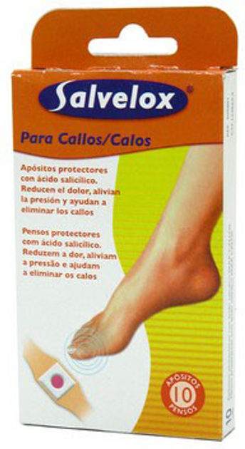 Plastry na modzele Salvelox Foot Care For Corn 5 cm x 2 cm 10 szt (7310613106420) - obraz 1