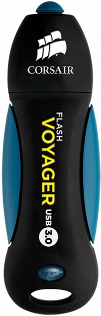 Pendrive Corsair Flash Voyager 32GB USB 3.0 Czarny/Niebieski (843591047302) - obraz 3